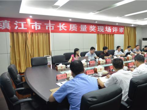 镇江市市长质量奖现场评审活动在J9集团母线顺利进行