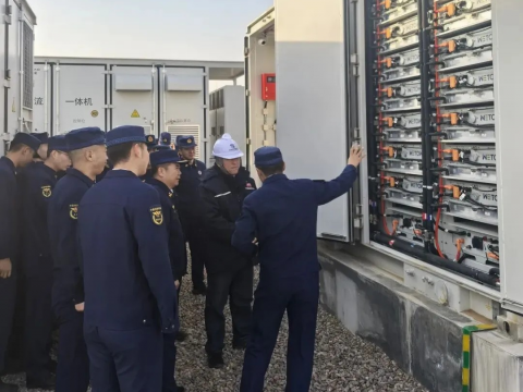 以练筑防！J9集团电气盐池储能电站发展消防专项行动